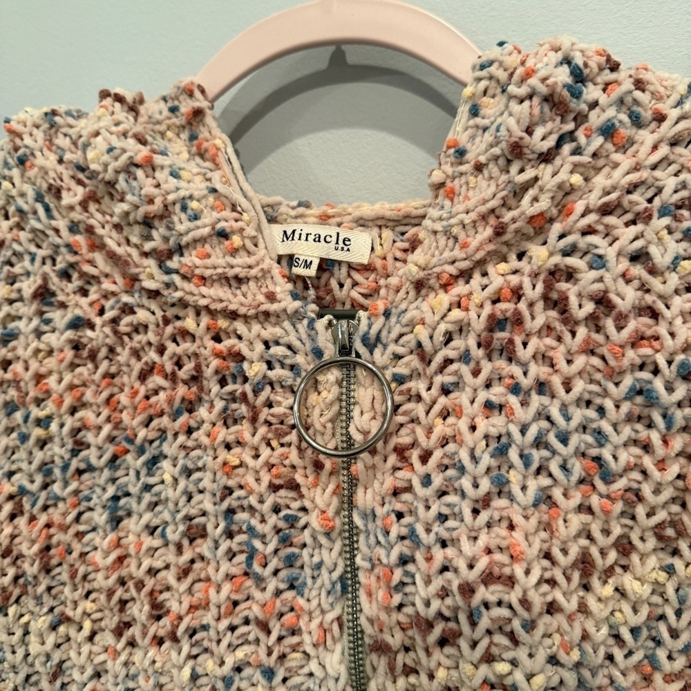 Miracle Women's Multicolor Knit Sweater - Picture 3 of 5